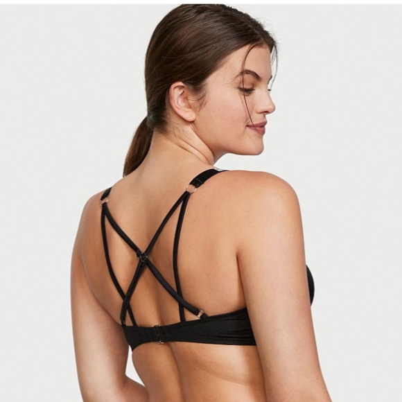 👙 NWT Victoria's Secret Shine Strap Bombshell Bikini Top - Picture 2 of 3